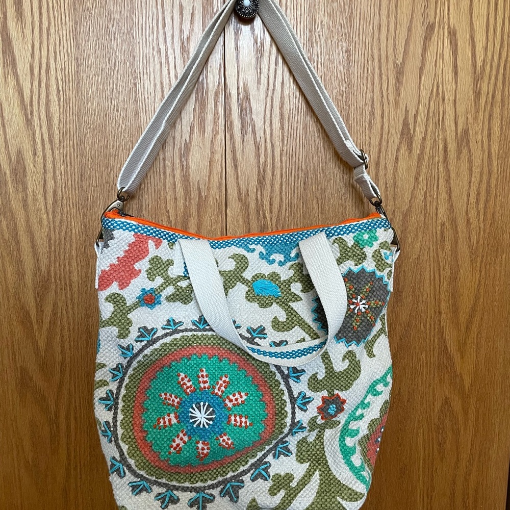 a & p DENIM tote.
